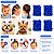 Kit 120 Xuxinhas pipoquinha cor azul para Pet ou Bebê  1cm - Imagem 5