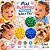 Kit 120 Xuxinhas Pet Copa Mundo Cores da Bandeira Brasil 1cm - Imagem 5