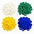 Kit 60 Xuxinhas Pet Copa Mundo Cores da Bandeira Brasil 1cm - Imagem 9