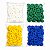 Kit 60 Xuxinhas Pet Copa Mundo Cores da Bandeira Brasil 1cm - Imagem 10