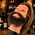 Barba e Bigode Profissional Realista Cabelo Natural Castanho - Imagem 5