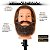 Barba e Bigode Profissional Realista Cabelo Natural Castanho - Imagem 2