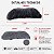 Fantasia Bigode Grosso Falso Realista Castanho Escuro +cola - Imagem 2