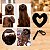 Acessórios Penteado para cabelo Coque rapido formato Coração - Imagem 6
