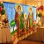 Kit 2 Painel Festa Cosme Damião Doum TNT 100x140cm Decoração - Imagem 6