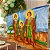 Kit 2 Painel Festa Cosme Damião Doum TNT 100x140cm Decoração - Imagem 5