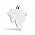 Kit 5 Decoração de Halloween Fantasma em EVA 30cm p/ colar - Imagem 2