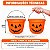 kit 3 Baldes Caldeirão abobora Decoração de Festa Halloween - Imagem 2