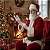 Fantasia Par Luva Branca grande Papai Noel de Suplex estica - Imagem 4