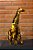 Girafa de pano africano (tons amarelos) - feita à mão - Imagem 15