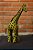 Girafa de pano africano (tons amarelos) - feita à mão - Imagem 14