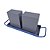 Kit Forma Para Bloco Meio Bloco Canaleta Sem Fundo 14x19x39cm Estrutural - Imagem 5