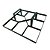 FORMA MANUAL CARIMBO P/ PISO CALÇADA JARDIM CONCRETO 35X35CM - Imagem 4