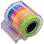 Nota Adesiva de Rolo Tili Notes Roller Dispenser Tilibra com 5 cores 10mmx5m - Imagem 2