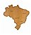 Quebra Cabeça Infantil Do Mapa Do Brasil Em Madeira - Imagem 3