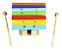 Xilofone Infantil Pedagógico 7 Notas Colorido C/ 2 Baquetas - Imagem 6