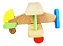 Avião De Madeira Colorido Aviãozinho De Brinquedo - Imagem 5