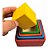 Brinquedo Infantil Montessori Cubo Encaixe Madeira Colorido - Imagem 4