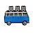 Porta Controle MDF Kombi Azul Em MDF TV - Imagem 5
