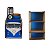 Porta Controle MDF Kombi Azul Em MDF TV - Imagem 6