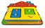 Brinquedo Encaixe Casa Montessori Formas E Cores Pedagógico - Imagem 5
