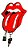 Porta Chaves Rolling Stones Vintage Retro Decoração Parede - Imagem 1