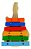 XILOFONE INFANTIL PEDAGÓGICO 6 NOTAS COLORIDO C/ 2 BAQUETAS GUITARRA - Imagem 4