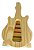 XILOFONE INFANTIL PEDAGÓGICO 6 NOTAS COLORIDO C/ 2 BAQUETAS GUITARRA - Imagem 6