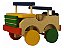 Brinquedo Em Mdf Educativo Pedagógico Jeep Jipe Colorido - Imagem 1