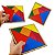 Jogo Educativo Tangram 7 Peças 15cm - Imagem 6