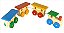 Trenzinho Educativo Madeira Colorido Educativo Pedagógico Pinus - Imagem 4