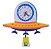 Relógio Infantil Quarto de Criança Com Pêndulo Nave Espacial - Imagem 1