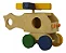 Helicóptero De Madeira MDF Brinquedo Educativo artesanal - Imagem 1
