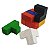 Cubo Para Montar 3d Encaixe Quebra Cabeça Madeira Tangram - Imagem 7