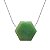 COLAR DIFUSOR PESSOAL AROMATICO FAVO QUARTZO VERDE ACO INOXIDAVEL  - NATUREZZA - Imagem 1