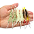 Kit 6 Isca Artificiais Camarão 9cm Fluorecente - Imagem 6