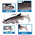 5 Iscas Artificiais Soft Shad Anzol Robalo Tucunaré Traíra - Imagem 4
