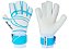 Luvas de Goleiro Arcitor Stockwood Hybrid Roll/Flat (Branco Azul) SCF Elite - Imagem 2