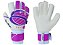 Luvas de Goleiro Arcitor Stockwood Hybrid Roll/Flat (Rosa Roxo Branco) AW Elite - Imagem 2