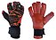 Luvas de Goleiro Arcitor Komino Finger Protection Hybrid Roll/Flat (Preto Laranja) Neoprene Extended SCF Elite - Imagem 2