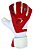 Luvas de Goleiro Arcitor Komino Rollfinger (Branco Vermelho) SCF Elite - Imagem 1