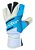 Luvas de Goleiro Arcitor Volka Negative Finger Protection Extended (Azul Branco) SCF Elite - Imagem 1