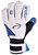 Luvas de Goleiro Arcitor Komino Flat (Branco Azul Royal) SCF Elite - Imagem 1