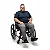 Cadeira de Rodas Elite Plus Obeso até 130Kg 52cm Prolife - Imagem 2
