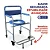 Cadeira de Banho Higiênica Supermedy Basic Slim - Até 90kg - Em Aço - Imagem 16