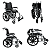 CADEIRA DE RODAS DE TRANSPORTE DOBRAVEL W812 WINNER - Imagem 15