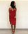 Vestido de renda V - Red - Imagem 1