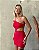 Vestido Joana Recortes Vermelho - Imagem 1