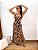 Vestido longo animal print com fenda - Fernanda - Imagem 1