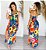 Vestido longo - estampado - Imagem 1